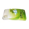 Empty tin box for packing mint with slide lid