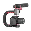 Ulanzi U Grip pro Handle Grip Desktop Tripod Video Stabilizer 3 Cold Shoe 1/4" Low Shot for Camera iPhone XS 8 7plus Canon DSLR