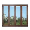 stainless steel wooden stainless steel transparent glass folding door malaysia