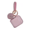 Best Selling Color Glitter Rose Gold Diamond Keychain Rubber Silicone Skin Case Cover for Apple Airpod