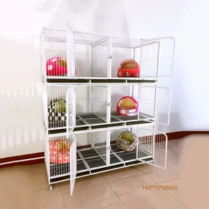 Image of Chinese 162x70x68cm Metal Fold kandang kucing Dog Kennel Cats Pet Breeding Cages Indoor Animal Partition Cat Condo Cage House