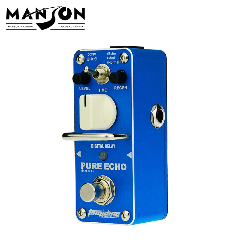 

AROMA APE-3 Electric Guitar Pedal Blue Pure Echo Digital Delay Good Catch Musical Instrument Guitar Effects Pedal Most Popular