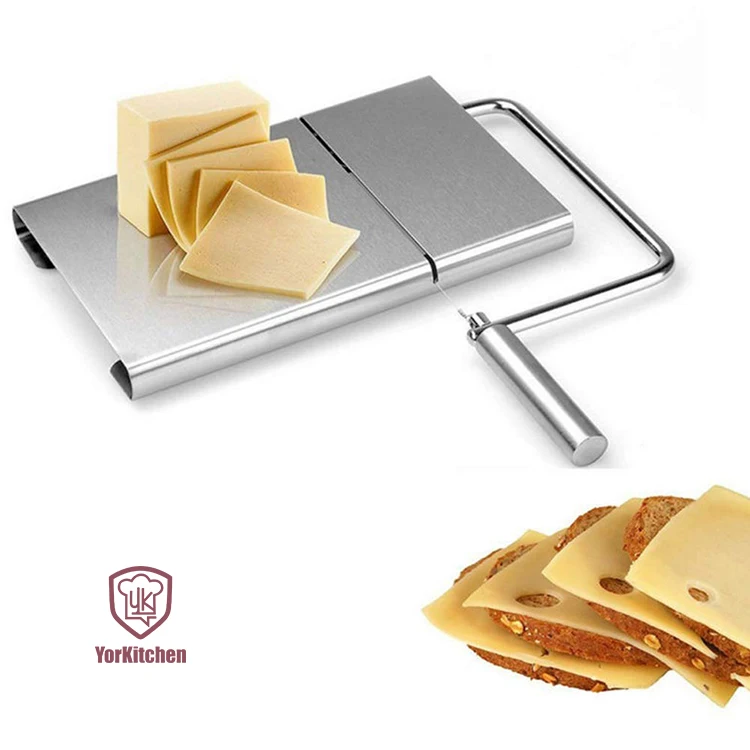 

Wire Cheese Slicer Stainless Steel Wire Cutter with Serving Board for Hard and Semi Wire Butter Cutter