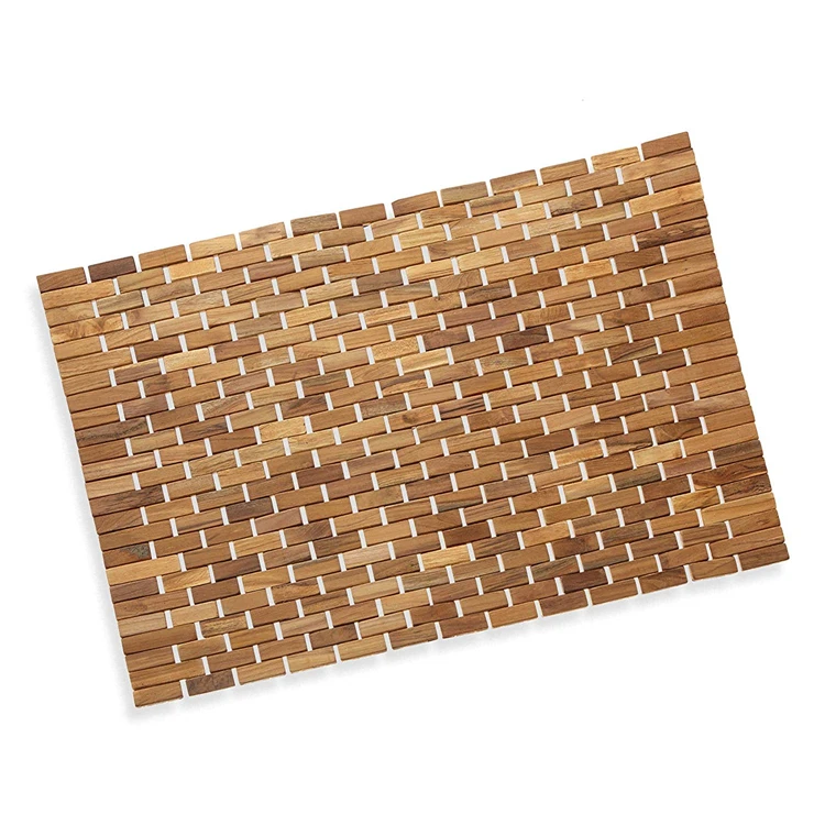 

High Quality Bamboo Foot Bath Mat For Shower, Customized