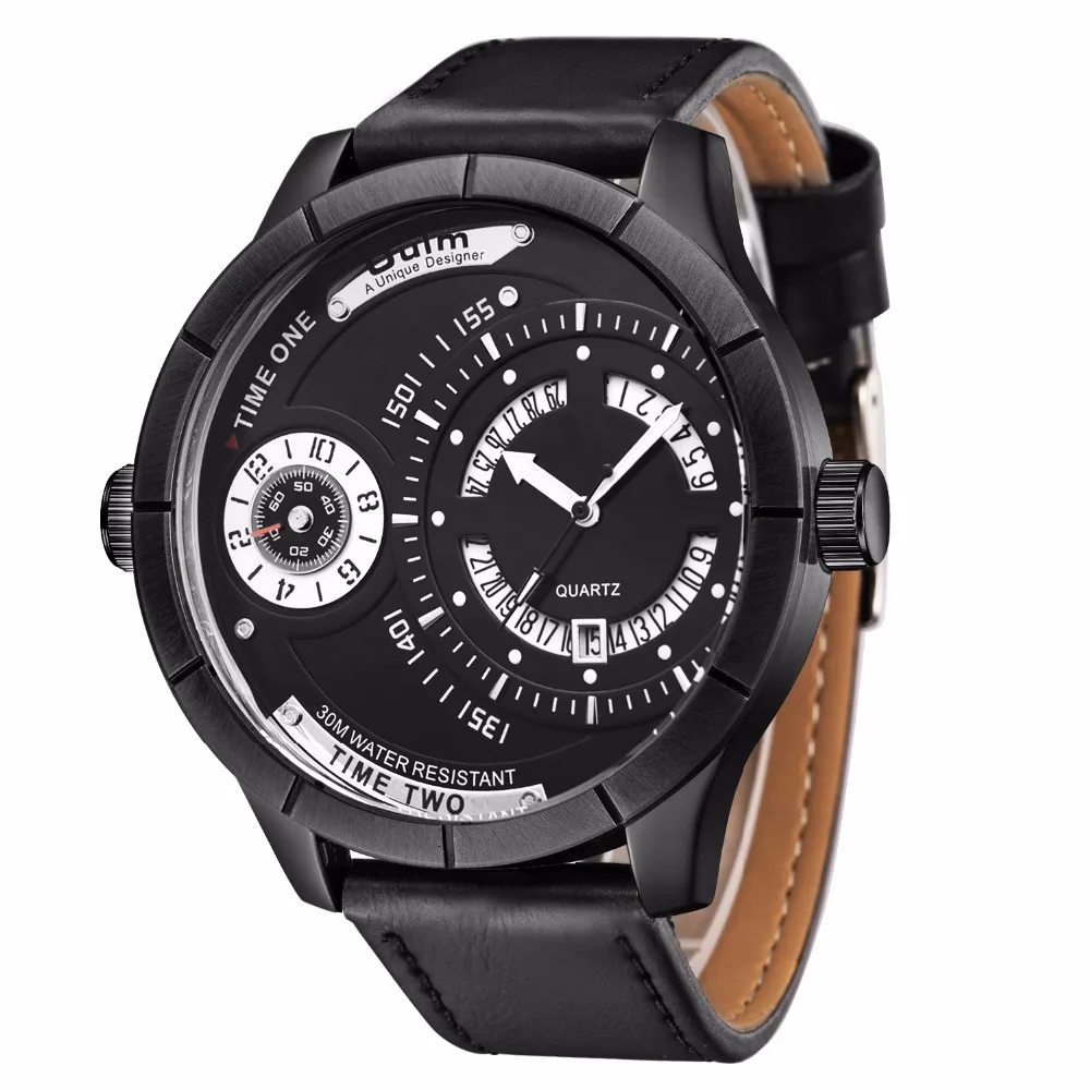 

OULM HP6032 Big Dial Man Watches Auto quartz watch 30m water resistant, N/a