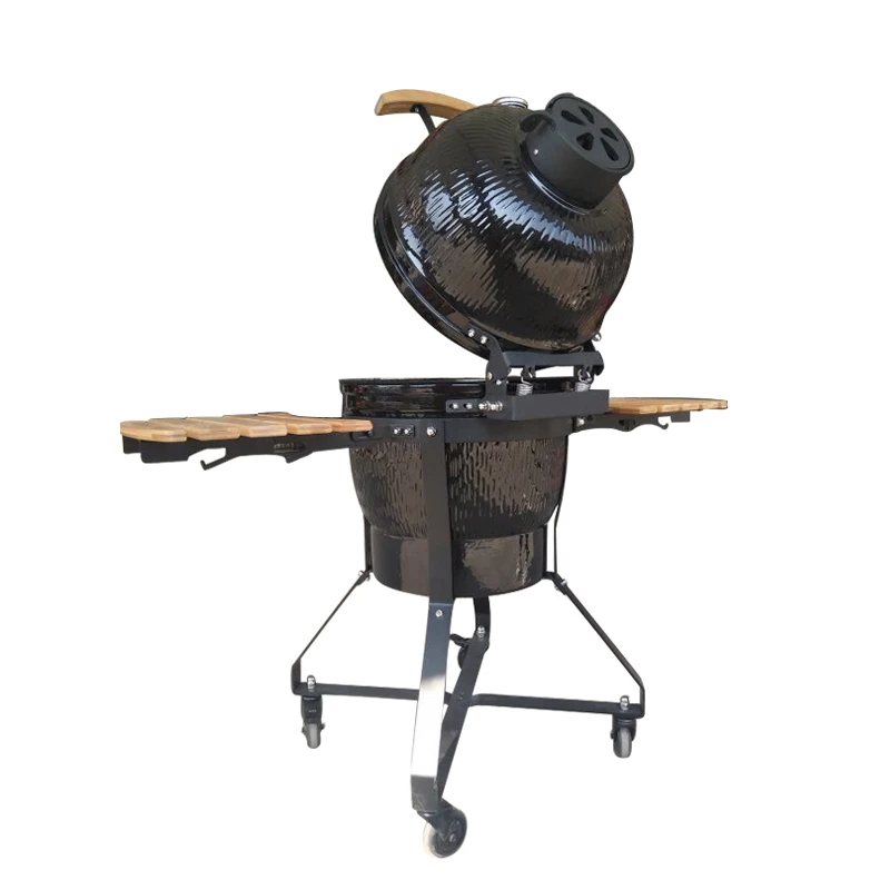 

Super Quality 18 Inch Ceramic Kamado BBQ Grill,kimstone egg shape type charcoal barbeque