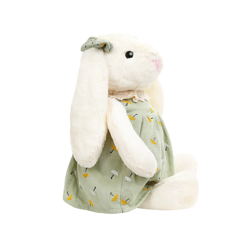 

Free Shipping  Kawaii Bunny Plush Animal Toy Stuffed Doll Clothing Skin Care Soft Peluche Children 3Styles Niuniu Daddy