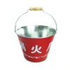 High Quality Chinese Factory 9L Metal Pail with Wooden Handle
