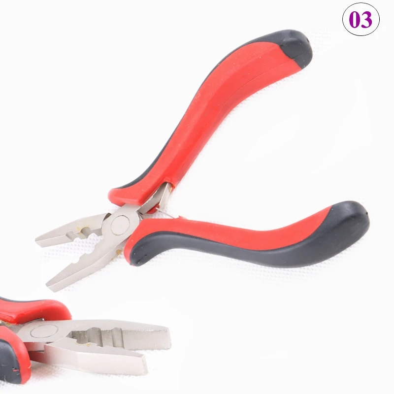 

10 Styles Stainless Steel Pliers For Micro Rings Bead Tubes Hair Extension Pliers