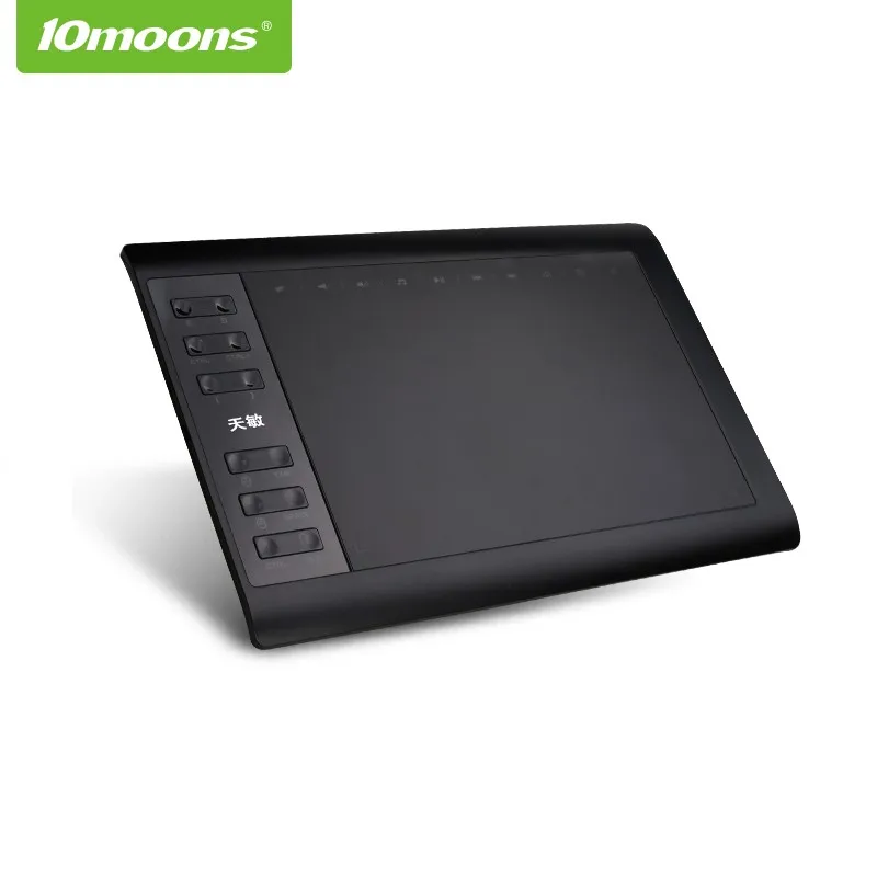 

10*6 Inch pen touch No need charge USB digital drawing tablet, Black
