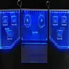 High quality fashion led acrylic display phone holder with change light color