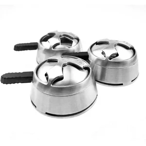Image of opp bag Hookah shisha head charcoal bowl head holder metal charcoal heat keeper