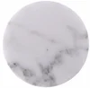 guangxi white marble coasters customized size 36CM round