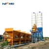 Batching method of concrete batching plant with procedure and layout plan