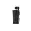 Mobile Phones Use Clip&Retractable function Wireless Bluetooths Earphones with MicRetractable Earphone