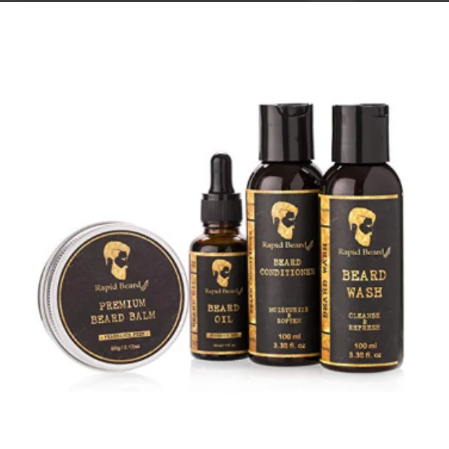 

Hot sale Men's Beard Care Argan Oil Soften Beard Wax Beard Grooming Care Kit for man, N/a