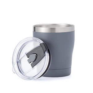 Image of Double wall travel auto private label coffee stainless steel vacuum insulated tumbler with logo