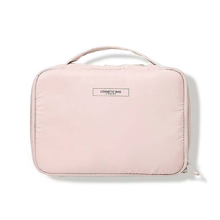 

Sandro Cheap Zipper Waterproof Cosmetic Bag Rose Gold Luxury Cosmetic Storage Bag, Customized color