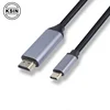 KSIN High Quality 4K@60Hz HDMI Adapter USB 3.1 Type C to HDMI Cable For Laptop Projector Video Audio USB 3.1 Type C to HDMICable