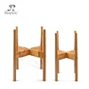 Pine Wire Wrought Bamboo Flowers StandsPlant Pot HolderPine Plant Rollers