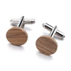 Wedding Accessories Ebony Wood Sleeve Button