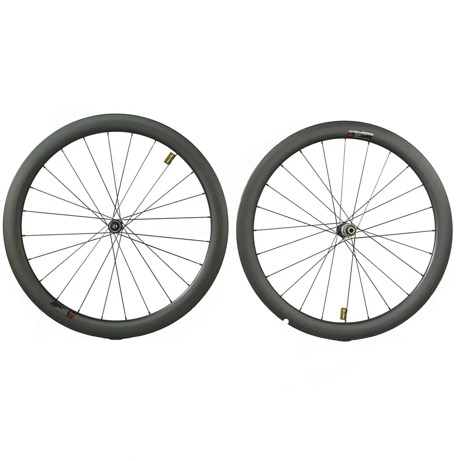 

Carbon road bike wheels Disc brake wheels with Novatec D411/D412 hubs DT hubs 25mm 27mm