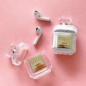 Perfume Bottle Silicone Case AirPods Earphones
