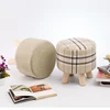 ottoman footrest stool clothe seat couch small chair