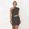 KEYIDI Custom Fashion Top And Skirt Sexy Club 2 Two Piece Set Women Clothing