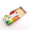 2.0*65 mm double pointed toothpicks bamboo wrapped in white box