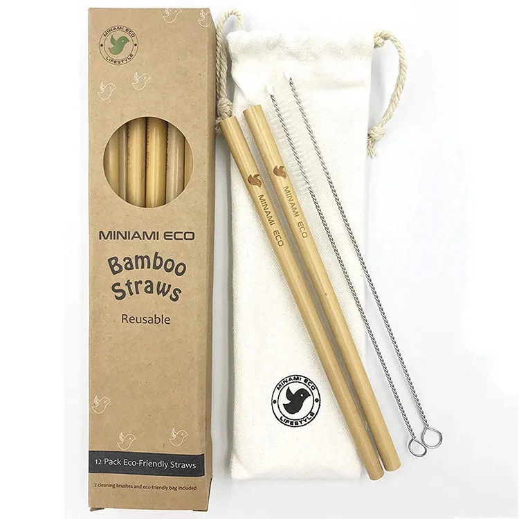 20% Discount hot sale bamboo straw for drinking