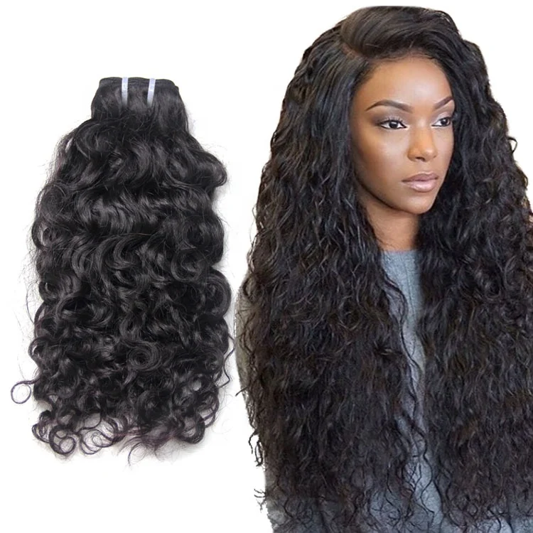 

GS company wholesale virgin hair vendors 9a grade brazilian water wave hair extensions in brazil, Natural colors