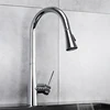 Low-Arc flexible hose goose neck pull out kitchen faucets