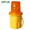 Single battery roadway traffic LED safety warning lamp for emergency