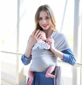 Image of Papa Care Newborn Front Facing Breathable Baby Wrap Shoulder Carrier Backpack Cover Ergonomic Sling Bag Band for Summer