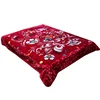 New design Korea style top quality one ply embossed blanket mink