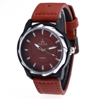 

WJ-7969 Fashion Men Black Leather Strap Wrist Watch