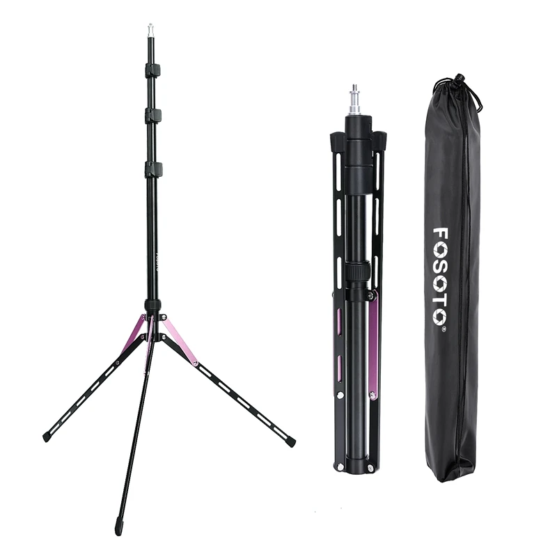 

75"/6 Feet/190CM Photography Light Stands for Relfectors, Softboxes, Lights, Umbrellas, Backgrounds, Gold/purple