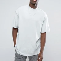 

Wholesale Custom 220g Heavier Cotton White Tshirt Dropped Shoulders Blank Plain Oversized Tshirt