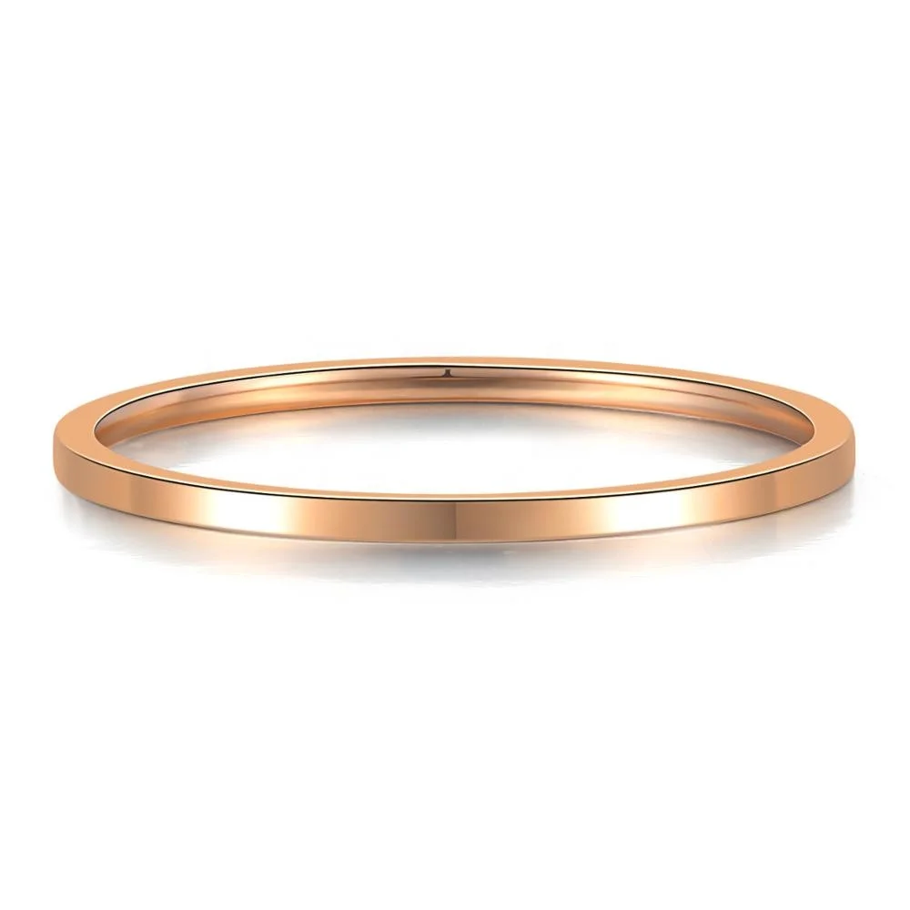 

Cheap Wholesale Simple Women Fashion Jewelry Gold Plated Stainless Steel Women Korean Band Ring Without Stone R826-M, Picture