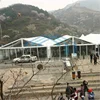 Outdoor Temporary Storage Polygonal Marquee Warehouse Tent