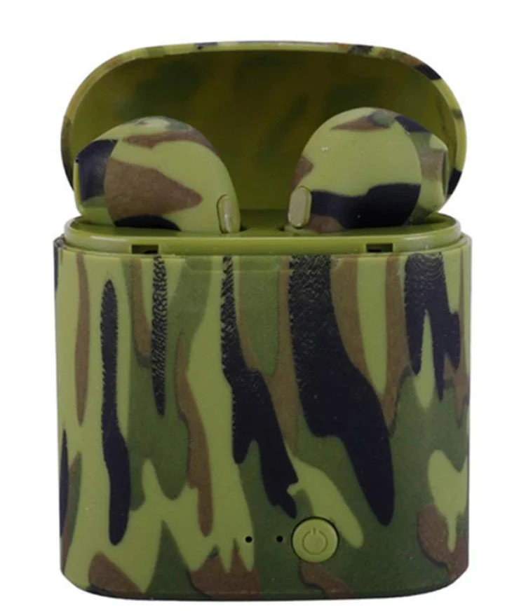 

Original factory supply camo i7s tws wireless earbuds with charging case