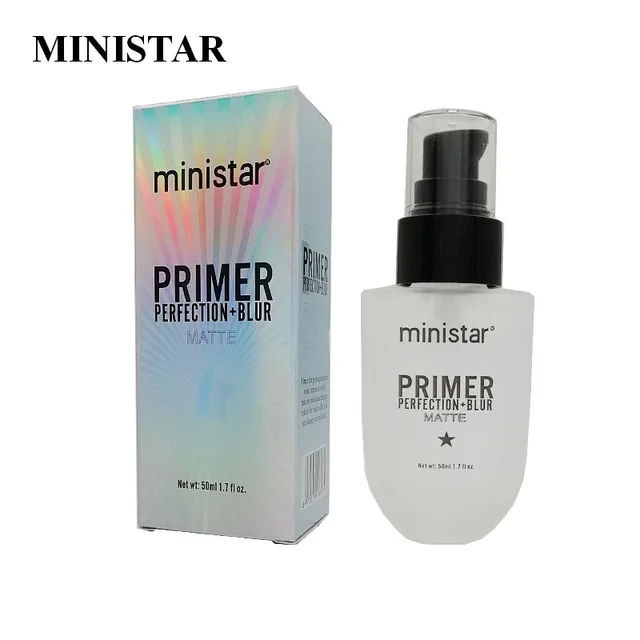 

Ministar face primer 50ml base maquiagem waterproof long lasting moisturizing face base foundation cream primer gel