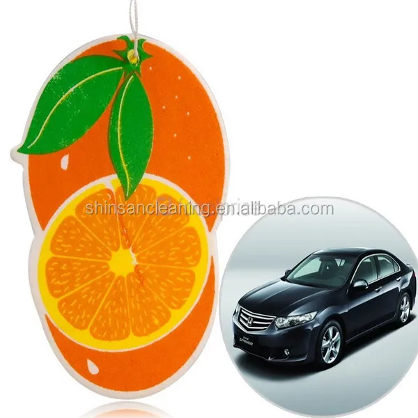 Hot Selling Custom Fresh Fruit Car Air Freshener/customized Promotional
