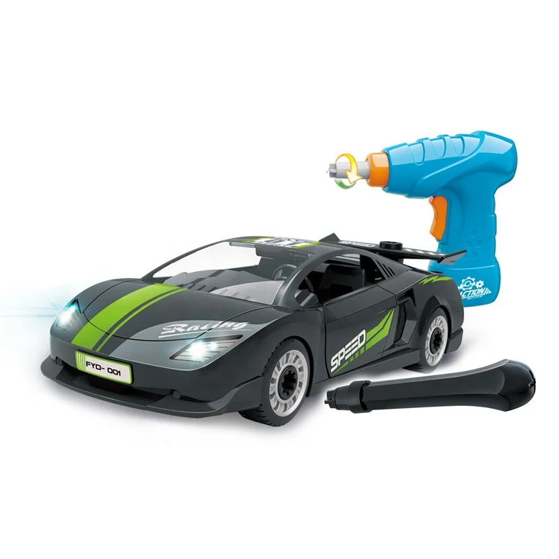 Wholesale Battery Operated Diy Car Toy Kit With Light And Music Buy Diy Toy Car Kit,Car Toy