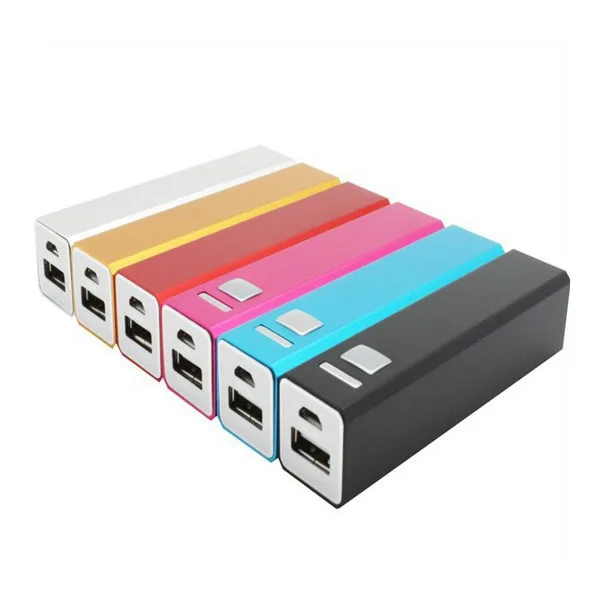 

Hot Sale Universal Power Bank 2600mAh portable Charger Aluminum Column Pocket Power Bank