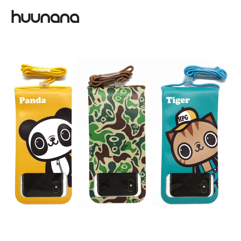 Ready to ship Huunana x Happiplayground Brand Universal Waterproof Pouch Cellphone Dry Bag Case for iPhone