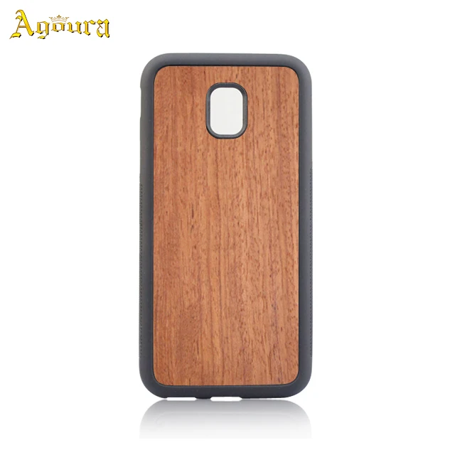

Mobile phone case TPU+PC wooden case for Samsung J3