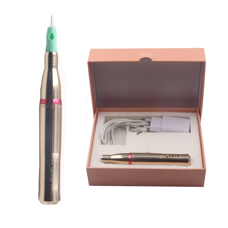 

35000R Professional Permanent makeup eyebrow machine pen, Gold/sliver/rose gold
