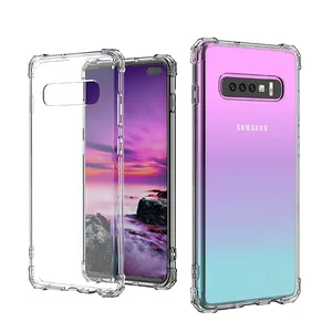 Airbag drop prevention phone case for samsung s10 plus, transparent phone cover for samsung galaxy s10 plus
